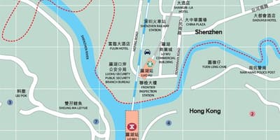 Mapa luohu commercial city