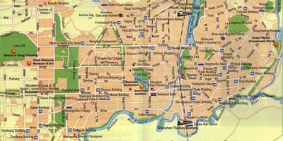 Mapa Shenzhen city