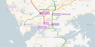 Szx mapa letiště