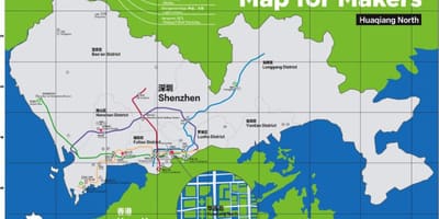 Mapa Shenzhen mapa pro tvůrce